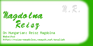 magdolna reisz business card